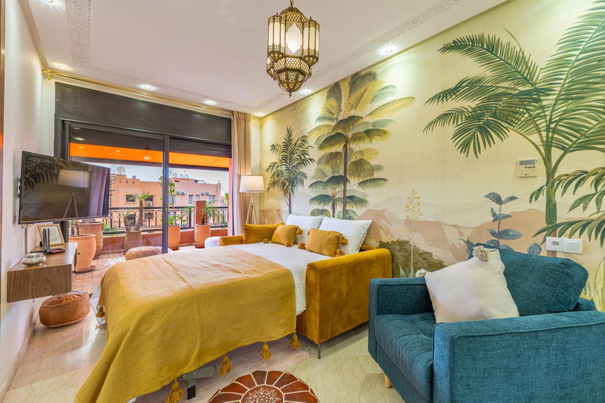 Le Jasmin - Appartement Authentique A Gueliz Marrakesh Ngoại thất bức ảnh