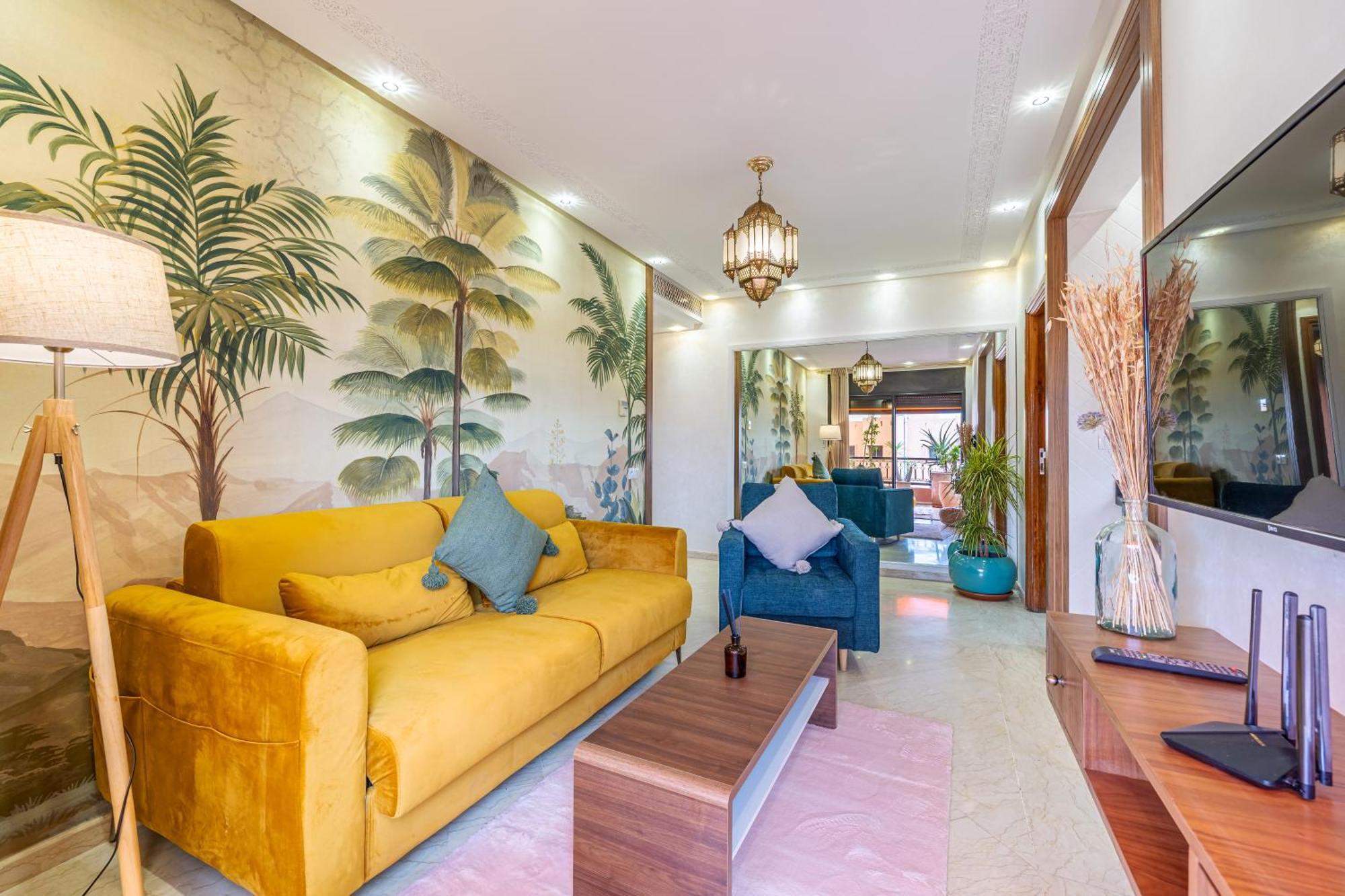 Le Jasmin - Appartement Authentique A Gueliz Marrakesh Ngoại thất bức ảnh