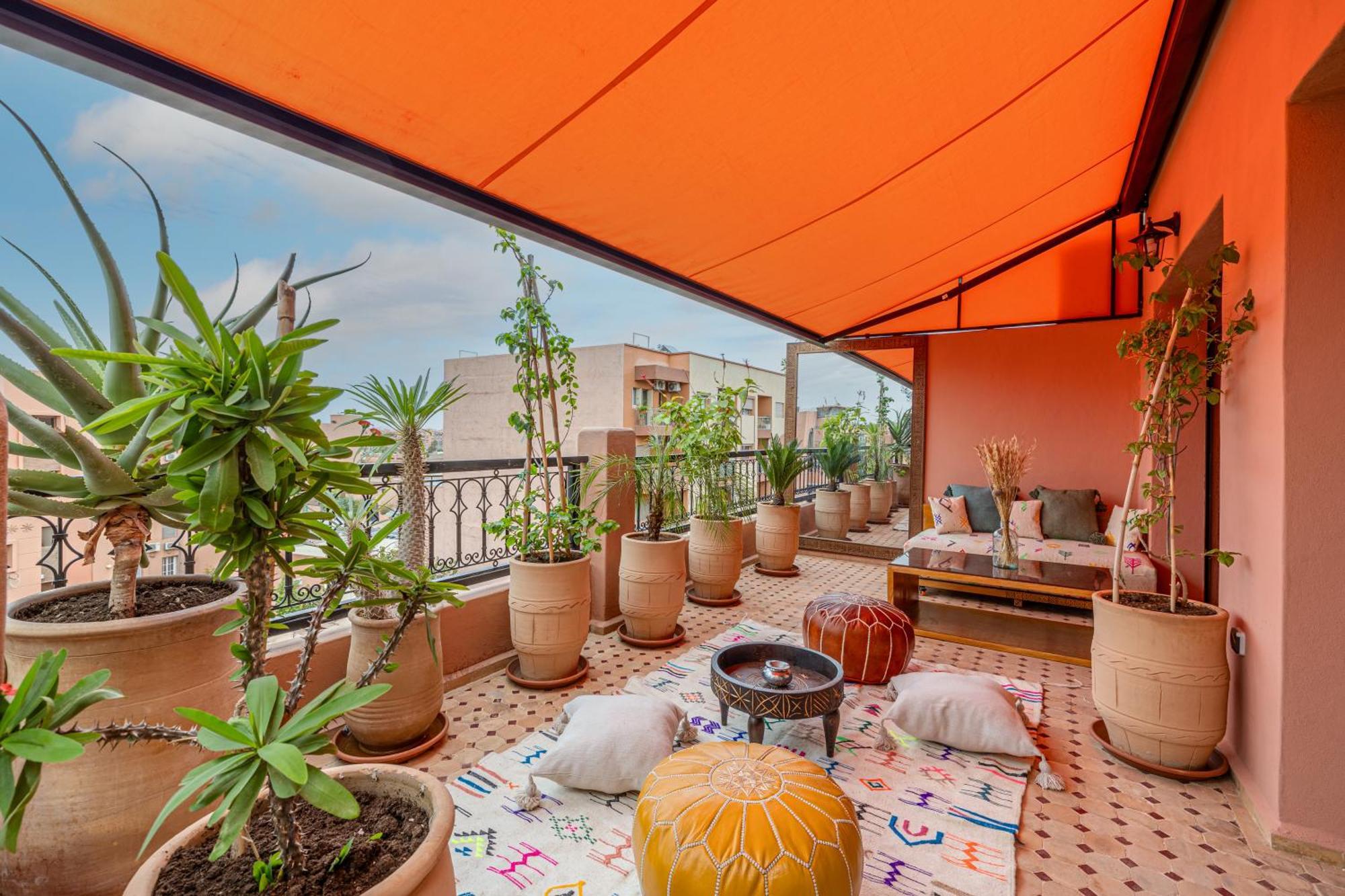 Le Jasmin - Appartement Authentique A Gueliz Marrakesh Ngoại thất bức ảnh
