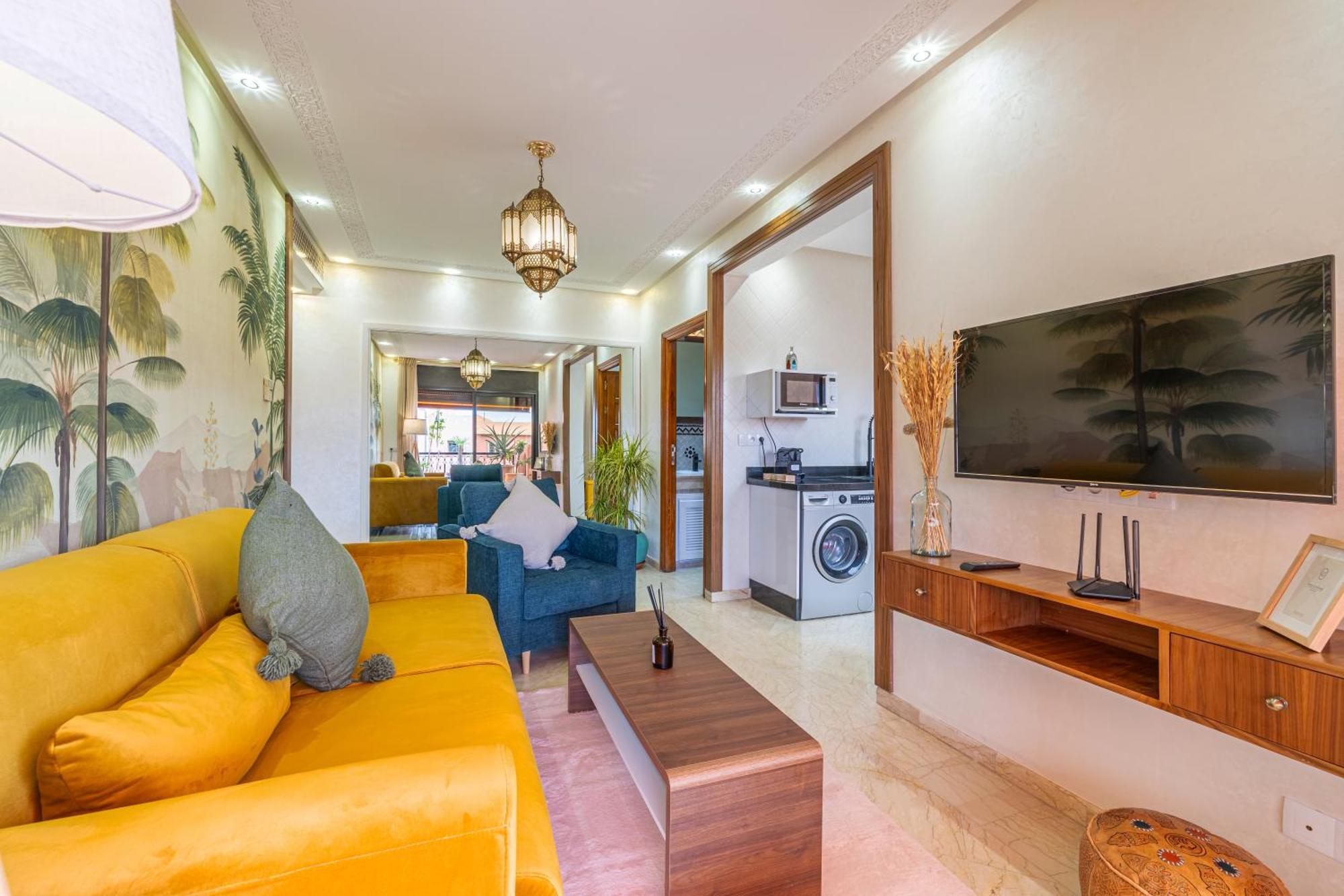 Le Jasmin - Appartement Authentique A Gueliz Marrakesh Ngoại thất bức ảnh