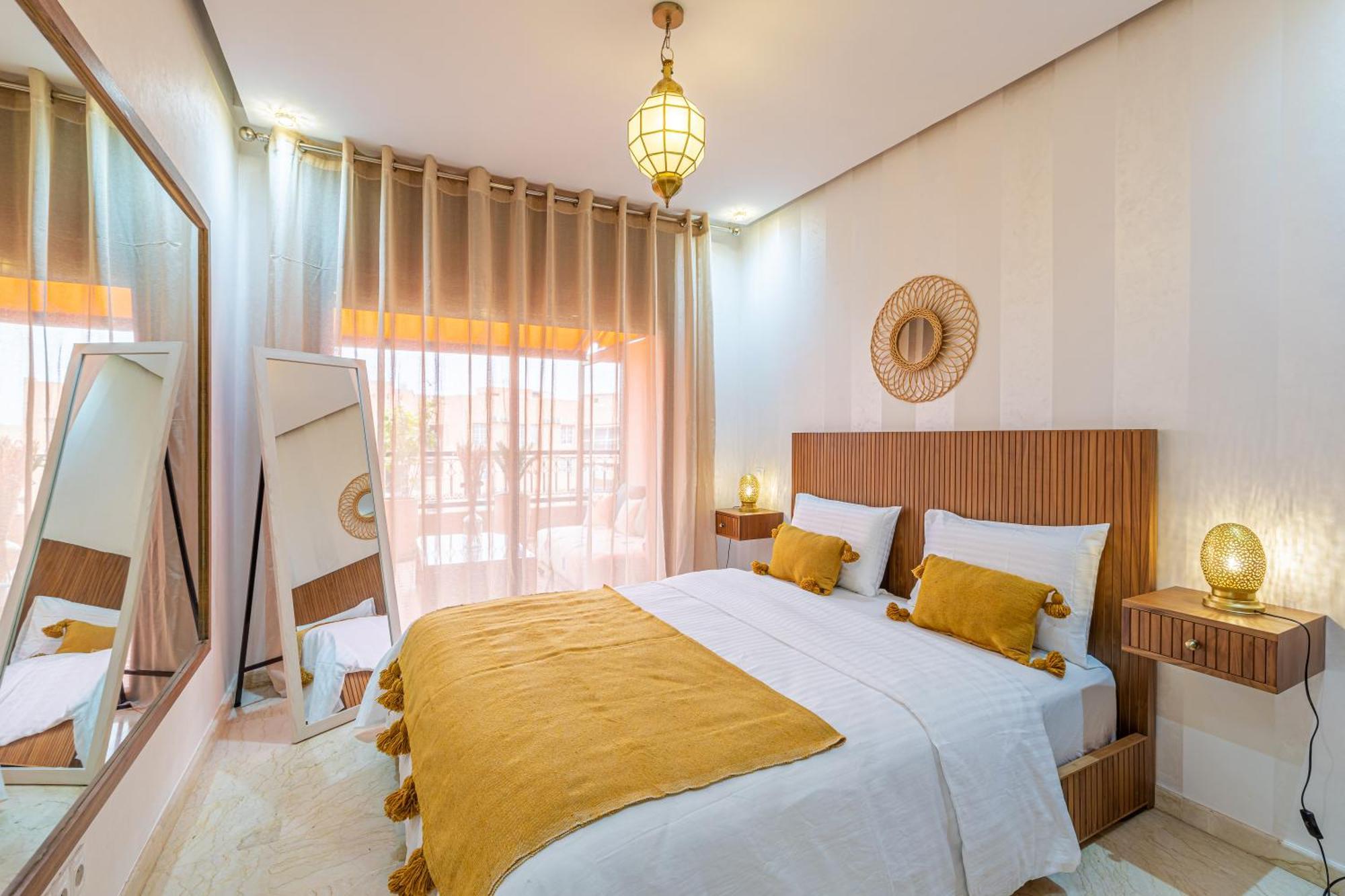 Le Jasmin - Appartement Authentique A Gueliz Marrakesh Ngoại thất bức ảnh