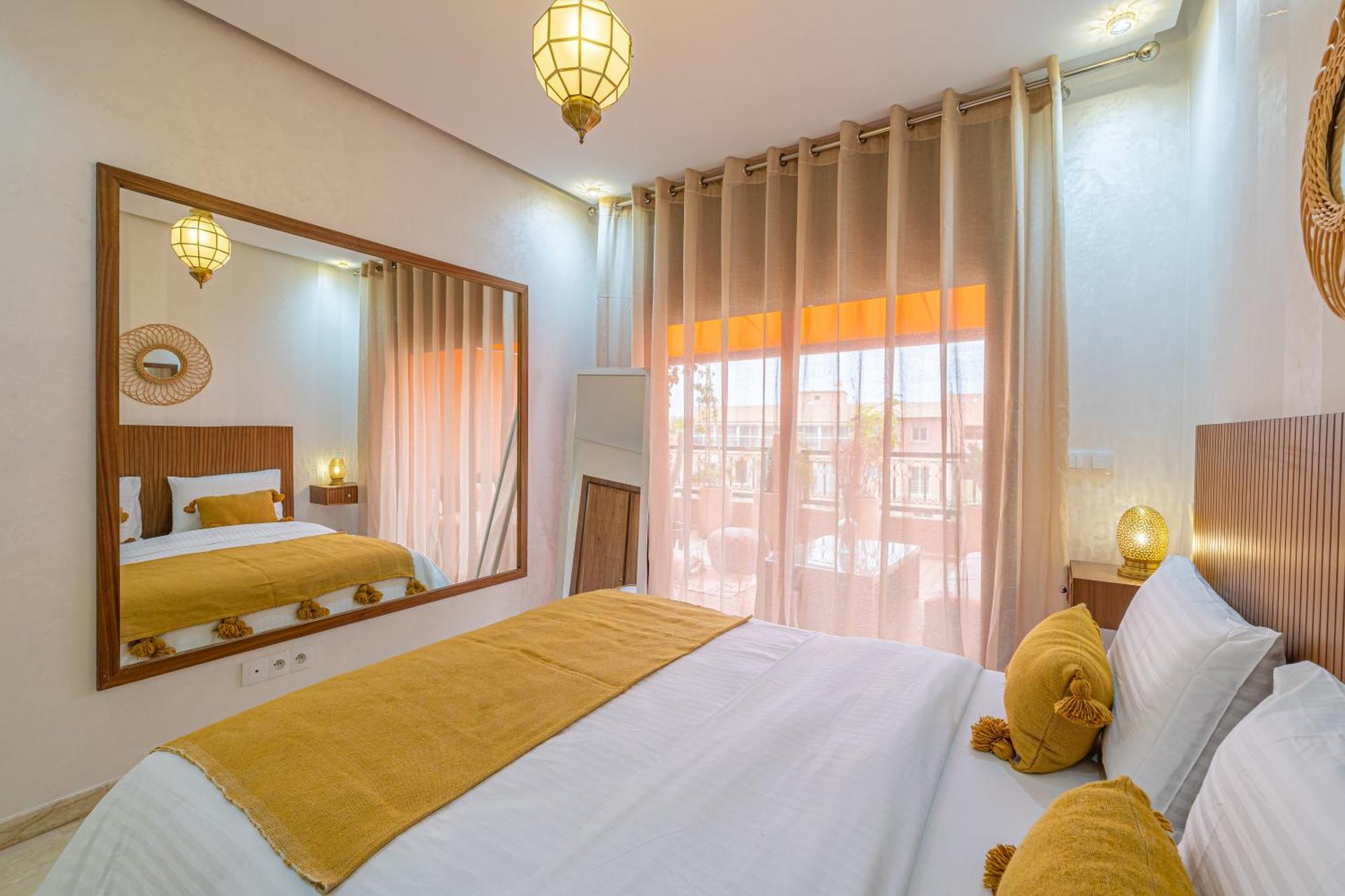 Le Jasmin - Appartement Authentique A Gueliz Marrakesh Ngoại thất bức ảnh